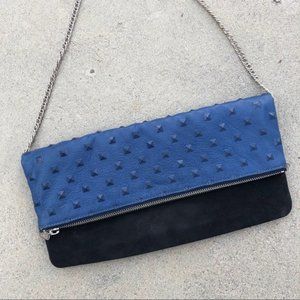 Studded Clutch Or Shoulder Bag